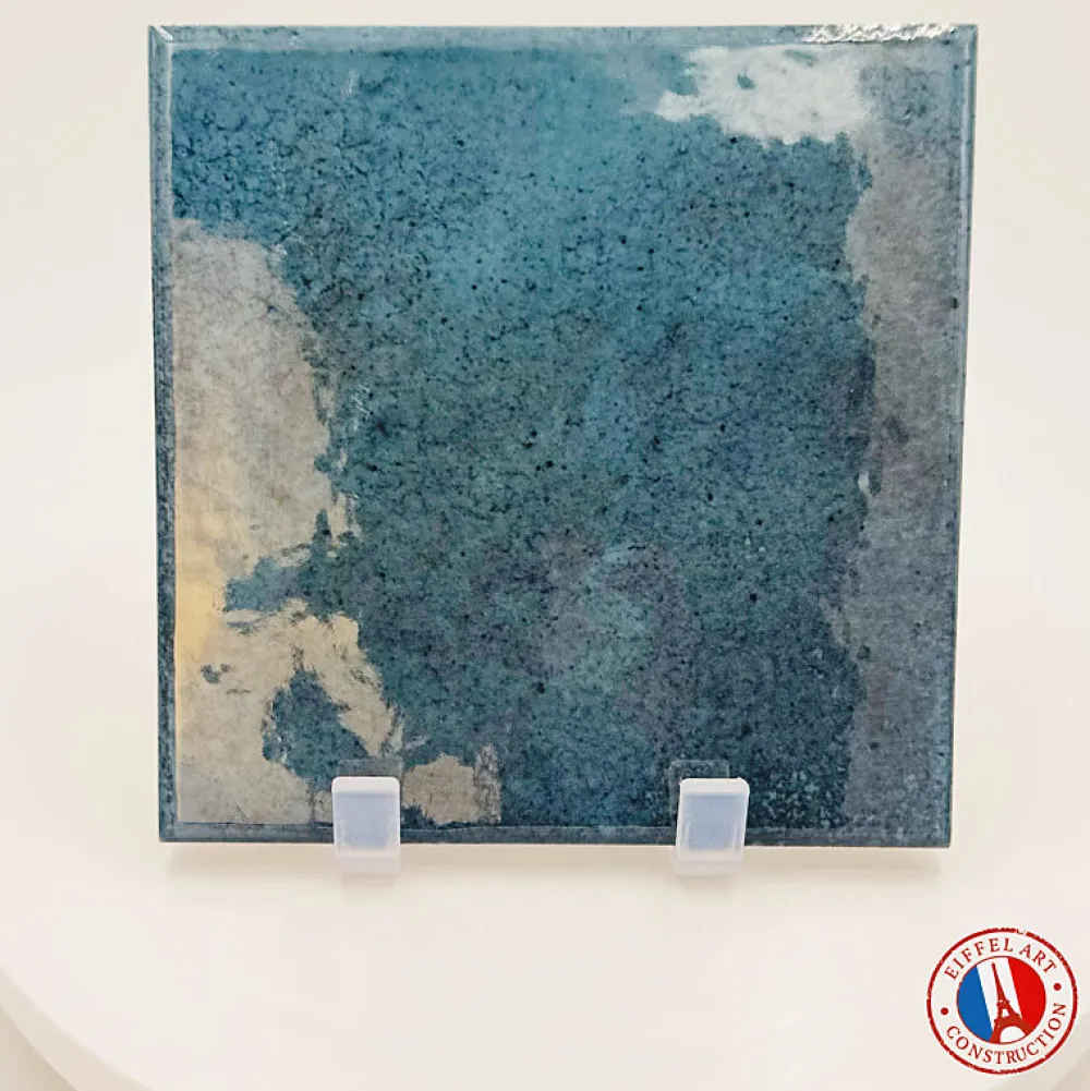 Aelle Carrelage Carrelage Extérieur Et Terrasse<Carrelage extérieur piscine carré bleu brillant 15x15 cm SPA&POOLS BLUE NIGHT