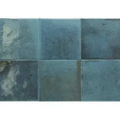 Aelle Carrelage Carrelage Extérieur Et Terrasse<Carrelage extérieur piscine carré bleu brillant 15x15 cm SPA&POOLS BLUE NIGHT