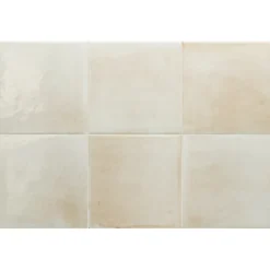 Aelle Carrelage Carrelage extérieur piscine carré beige brillant 15x15 cm SPA&POOLS CANVAS- Carrelage Extérieur Et Terrasse