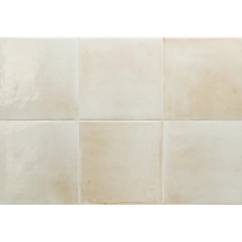 Aelle Carrelage Carrelage extérieur piscine carré beige brillant 15x15 cm SPA&POOLS CANVAS- Carrelage Extérieur Et Terrasse