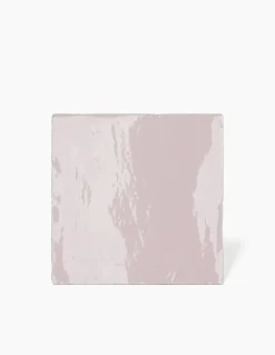 Comptoir du Cérame Faïence Unie|Faïence Pour Wc<Carrelage faïence murale pâte blanche Epopée Rose Ballerine - 13x13 cm pour intérieur - MK2305267
