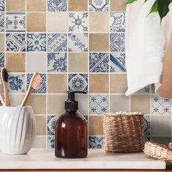 Carrelage Signature Mosaïque Pour Douche|Mosaïque<Carrelage feuilles longues vert uni 19,5x5,7 cm - prix à la piéce-