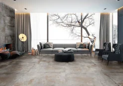 Energie Ker Carrelage Flatiron Jeko - Mat 120 x 60cm ( vendu par boite de 1,44 m² )- Carrelage Sol Effet Métal