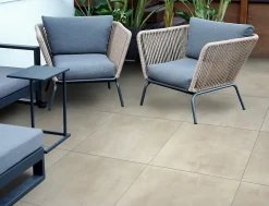 Energie Ker Carrelage Sol Effet Métal|Carrelage Sol Pour Salle De Bains<Carrelage Flatiron Noir - Mat 60 x 60cm ( vendu par boite de 1,44 m² )