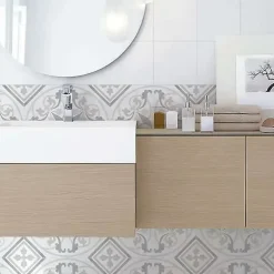 Estudio Ceramico Carrelage Sol Effet Carreaux De Ciment<Carrelage Frame 15 BW Tie - Mat 15x15cm ( vendu par boite de 0,95 m² )