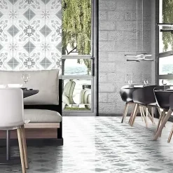Estudio Ceramico Carrelage Sol Effet Carreaux De Ciment<Carrelage Frame 15 BW Tie - Mat 15x15cm ( vendu par boite de 0,95 m² )