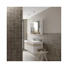 Gioia Materia Faïence Pour Cuisine|Faïence Pour Wc<Carrelage grès cérame ARGILE 10x10 cm Chocolat - Mat - boîte de 0.6 m2