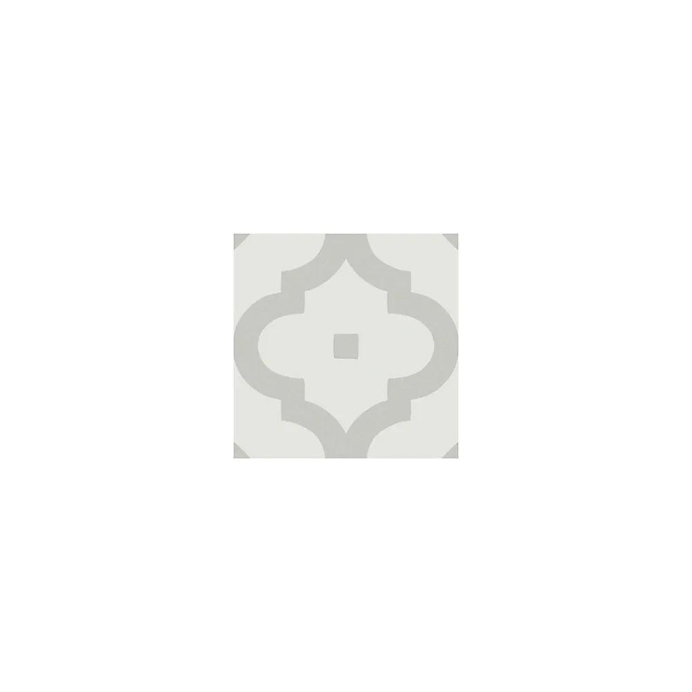 Gioia Materia Carrelage grès cérame effet carreau de ciment MAORI LADAKHI 20x20 cm Gris - Mat - boîte de 1 m2- Carrelage Sol Uni