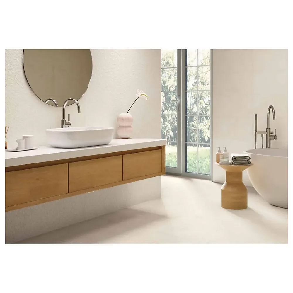 Gioia Materia Carrelage grès cérame effet argile TERRA 120x60 cm Fumo - Motif en relief - boîte de 1.44 m2- Carrelage Sol Pour Wc|Carrelage Sol Uni
