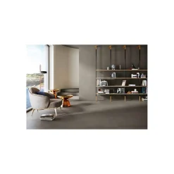 Gioia Materia Carrelage grès cérame effet argile TERRA 120x60 cm Fumo - Motif en relief - boîte de 1.44 m2- Carrelage Sol Pour Wc|Carrelage Sol Uni