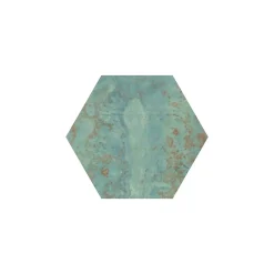 Gioia Materia Carrelage Sol Uni<Carrelage grès cérame effet métal ZINC HEXAGONE GREEN Hexagone 29x25 cm Vert - - boîte de 0.94 m2