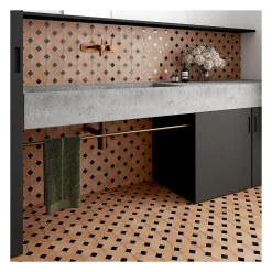 Gioia Materia Carrelage Sol Uni<Carrelage grès cérame effet rustique AL ANDALUS Croix Terracotta - Mat - boîte de 0.49 m2