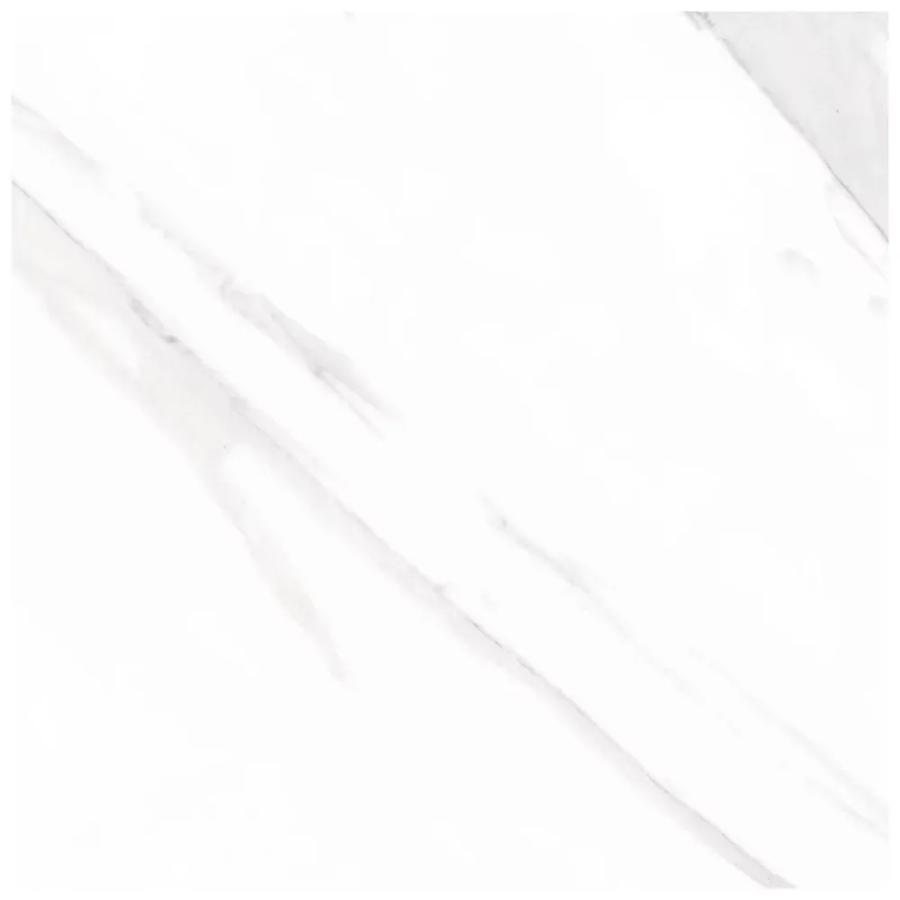 Gioia Materia Carrelage grès cérame effet marbre BLANC STATUARY 120x120 cm Blanc - Naturel - boîte de 1.44 m2- Carrelage Sol Pour Wc