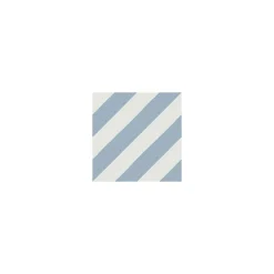 Gioia Materia Carrelage grès cérame effet carreau de ciment MAORI GOROKA 20x20 cm Bleu Ciel - Mat - boîte de 1 m2- Carrelage Sol Pour Salle De Bains