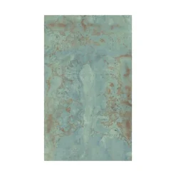 Gioia Materia Carrelage grès cérame effet métal ZINC 60x60 cm Vert - Naturel - boîte de 1.77 m2- Carrelage Sol Pour Wc