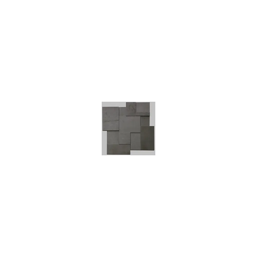 Gioia Materia Carrelage Sol Pour Wc|Carrelage Sol Uni<Carrelage grès cérame effet ciment brut REGENERATION 90x90 cm Gris Foncé, Anthracite - Semi-Poli / Lappato - boîte de 0.80 m2