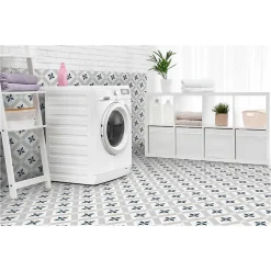 Gioia Materia Carrelage Sol Pour Wc<Carrelage grès cérame effet carreau ciment PARIS LUNA 25x25cm 25x25 cm Amande - Mat - boîte de 1.13 m2