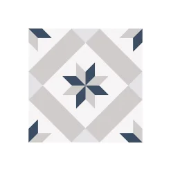 Gioia Materia Carrelage Sol Pour Wc<Carrelage grès cérame effet carreau ciment PARIS LUNA 25x25cm 25x25 cm Amande - Mat - boîte de 1.13 m2