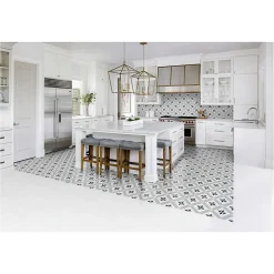 Gioia Materia Carrelage Sol Pour Wc<Carrelage grès cérame effet carreau ciment PARIS LUNA 25x25cm 25x25 cm Amande - Mat - boîte de 1.13 m2