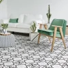 Gioia Materia Carrelage grès cérame effet carreau ciment Valencia Day 25x25 cm Gris clair - Mat - boîte de 1.13 m2- Carrelage Sol Uni|Carrelage Sol Pour Wc