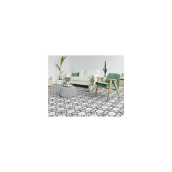 Gioia Materia Carrelage grès cérame effet carreau ciment Valencia Day 25x25 cm Gris clair - Mat - boîte de 1.13 m2- Carrelage Sol Uni|Carrelage Sol Pour Wc