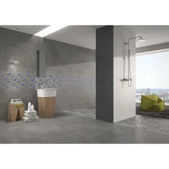 Gioia Materia Carrelage Sol Pour Wc<Carrelage grès cérame effet béton ciré CEMENTO 60x60 cm Gris Moyen - Semi-Poli / Lappato - boîte de 1.44 m2