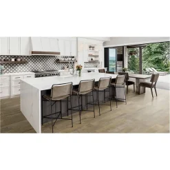 Gioia Materia Carrelage grès cérame effet carreau ciment vieilli CHEZ COCO SUN 25x25cm 25x25 cm Noir et Blanc - Mat - boîte de 1.13 m2- Carrelage Sol Pour Salle De Bains