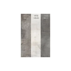 Gioia Materia Carrelage grès cérame effet béton brut TATTOO 120x60 cm Blanc - - boîte de m2- Carrelage Sol Pour Wc