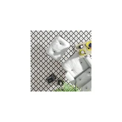 Gioia Materia Carrelage grès cérame effet carreau de ciment MAORI LADAKHI 20x20 cm Noir - Mat - boîte de 1 m2- Carrelage Sol Pour Wc