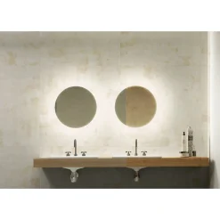 Gioia Materia Carrelage grès cérame effet métal Mood 100x50 cm Ivoire - Naturel - boîte de 1.49 m2- Carrelage Sol Pour Wc