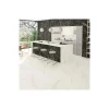 Gioia Materia Carrelage grès cérame effet marbre MARMOLIGHT 120x120 cm Blanc - Brillant / Poli - boîte de 1.42 m2- Carrelage Sol Uni