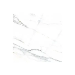 Gioia Materia Carrelage grès cérame effet marbre MARMOLIGHT 120x120 cm Blanc - Brillant / Poli - boîte de 1.42 m2- Carrelage Sol Uni