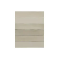 Gioia Materia Carrelage grès cérame FENG 30x6cm 30x6 cm Beige - - boîte de 0.50 m2- Carrelage Sol Pour Wc