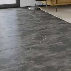 GoodHome Carrelage Sol Pour Pièce À Vivre<Carrelage grès cérame émaillé Ultimate effet marbre gris L. 75 x l.37,5 cm