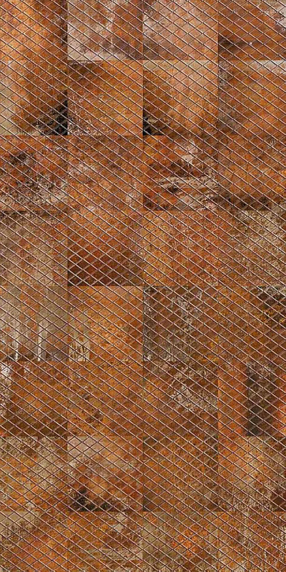 Carrelage Signature Carrelage imitant le metal 20X20 Decor Lisse Facon Ad Rouille 11mm - vendu par boite de 1 m2 soit 25 carreaux -- Carrelage Sol Uni|Carrelage Sol Pour Wc