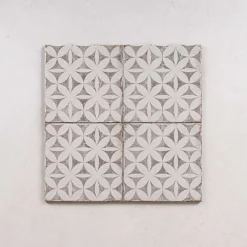Les Carreaux De Jean  Carrelage Imitation Carreaux de Ciment GRAFTON 20x20 Abbey Taupe - Les Carreaux de Jean- Carrelage Sol Effet Carreaux De Ciment