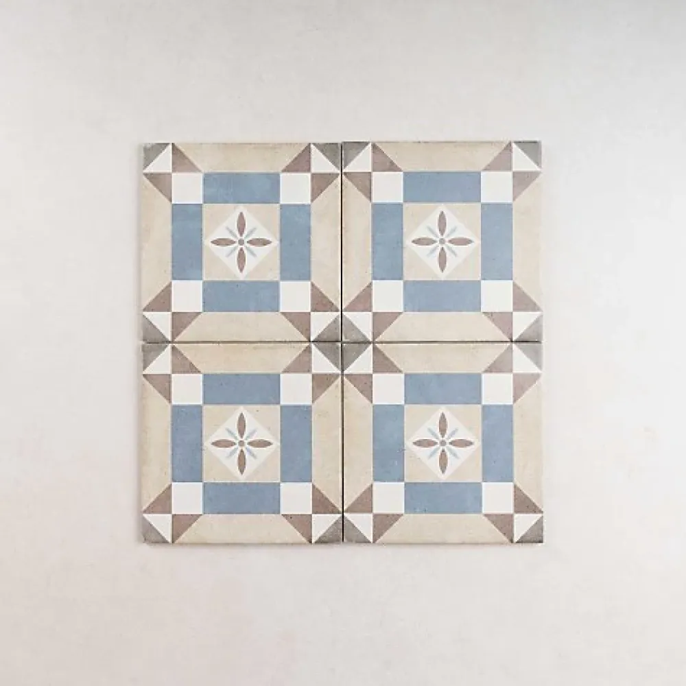 Gioia Materia Carrelage Sol Effet Carreaux De Ciment<Carrelage Imitation Carreaux de Ciment ART NOUVEAU DECOR 20x20 Lys Colour - Les Carreaux de Jean