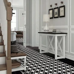 Les Carreaux De Jean  Carrelage Sol Effet Carreaux De Ciment<Carrelage Imitation Carreaux de Ciment KOMPAS 20x20 Vera Black - Les Carreaux de Jean