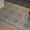 Les Carreaux De Jean  Carrelage Imitation Carreaux de Ciment LA MADELEINE 20x20 Lilou Ocean - Les Carreaux de Jean- Carrelage Sol Effet Carreaux De Ciment