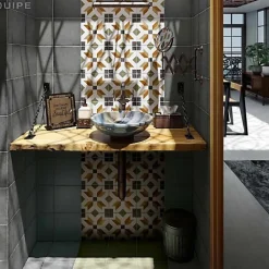 Gioia Materia Carrelage Sol Pour Cuisine|Carrelage Sol Effet Carreaux De Ciment<Carrelage Imitation Carreaux de Ciment ART NOUVEAU DECOR 20x20 Empire Colour - Les Carreaux de Jean