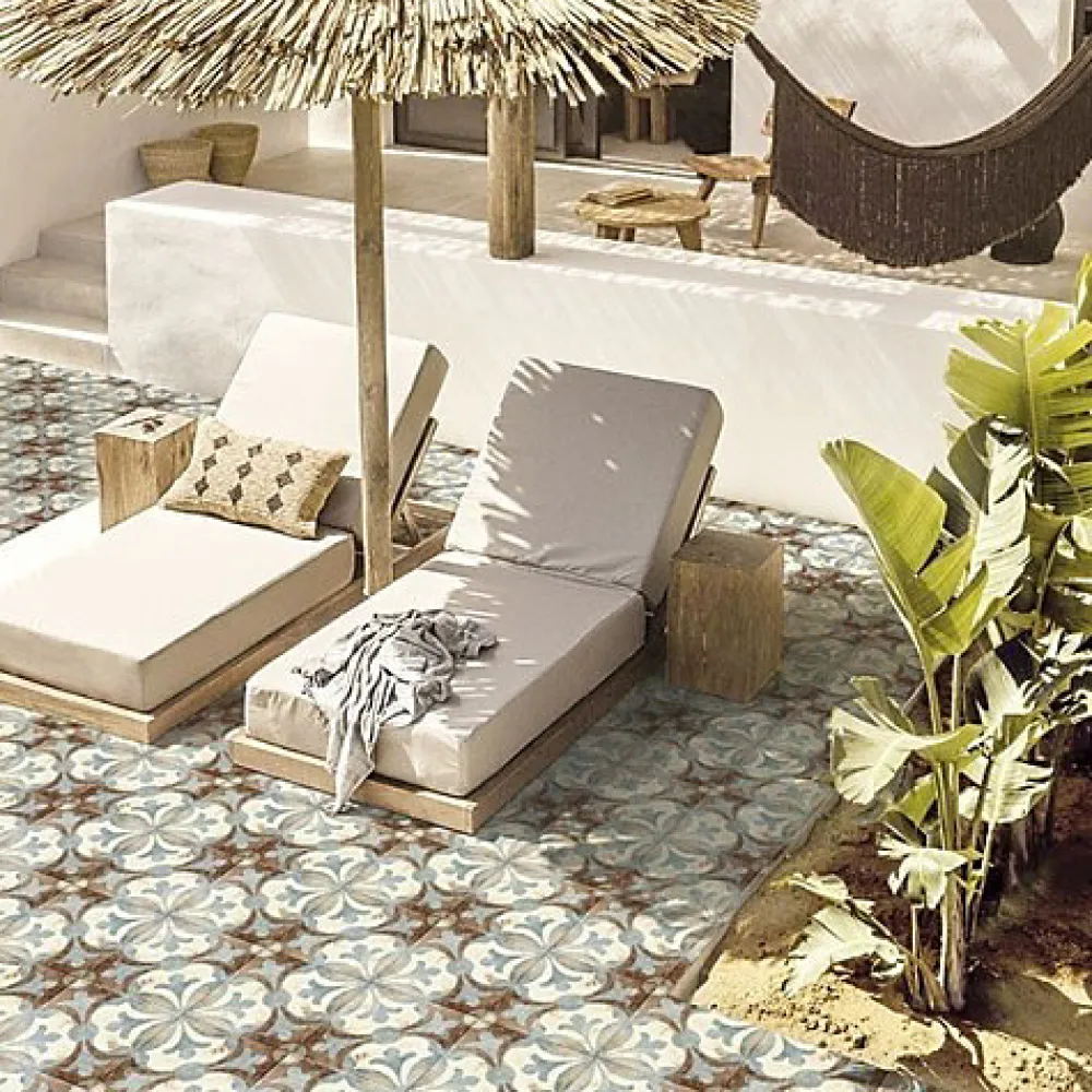 Les Carreaux De Jean Carrelage Sol Effet Carreaux De Ciment<Carrelage Imitation Carreaux De Ciment LOFT FLOOR 20x20 Toledo - Les Carreaux de Jean
