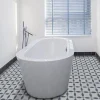 Les Carreaux De Jean  Carrelage Sol Effet Carreaux De Ciment<Carrelage Imitation Carreaux de Ciment LA MADELEINE 20x20 Chere Bleu - Les Carreaux de Jean