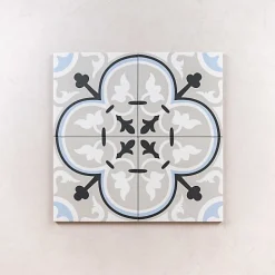 Les Carreaux De Jean Carrelage Imitation Carreaux de Ciment METROPOLIS 20x20 Leander - Les Carreaux de Jean- Carrelage Sol Effet Carreaux De Ciment