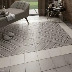 Gioia Materia Carrelage Sol Effet Carreaux De Ciment<Carrelage Imitation Carreaux de Ciment ART NOUVEAU DECOR 20x20 Inspire Grey - Les Carreaux de Jean