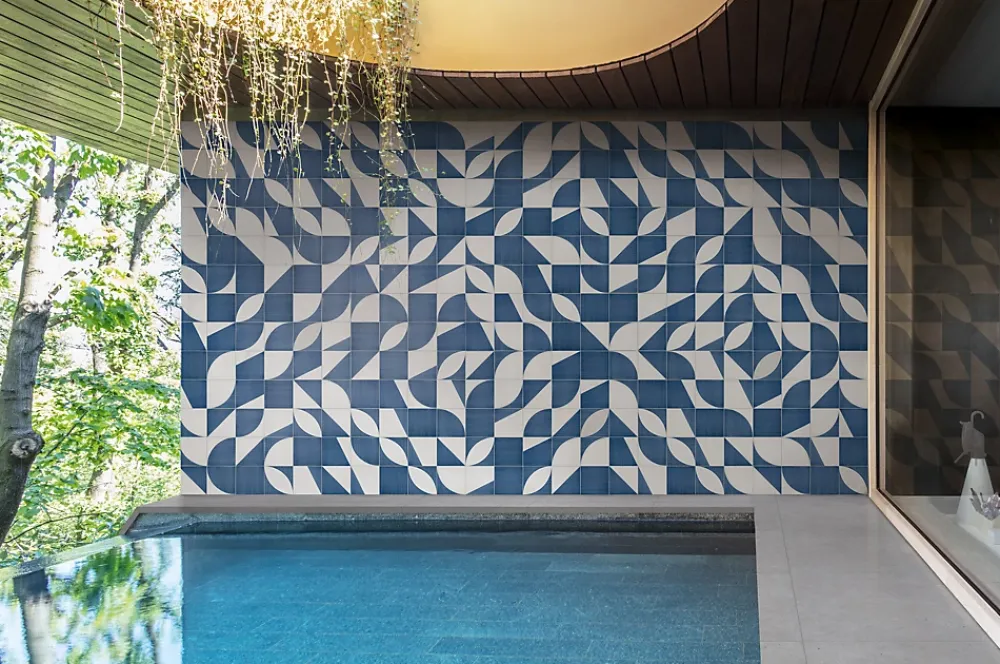 Les Carreaux De Jean Carrelage Imitation Carreaux De Ciment 20x20 SCENARIO Decoro Mix Blu - Les Carreaux de Jean- Carrelage Sol Pour Cuisine