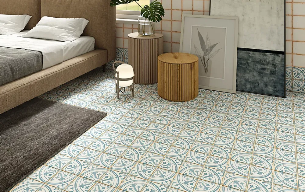 Les Carreaux De Jean Carrelage Sol Effet Carreaux De Ciment<Carrelage Imitation Carreaux De Ciment 12,5x12,5 CASABLANCA Ziane - Les Carreaux de Jean