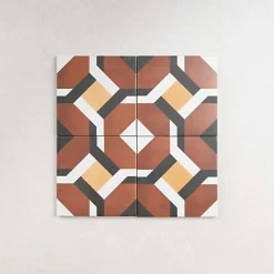 Gioia Materia Carrelage Imitation Carreaux de Ciment 15x15 Morgan - Les Carreaux de Jean- Carrelage Sol Pour Cuisine|Carrelage Sol Effet Carreaux De Ciment