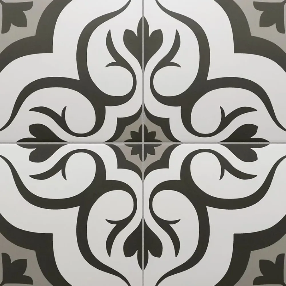 Les Carreaux De Jean Carrelage Sol Effet Carreaux De Ciment<Carrelage Imitation Carreaux De Ciment 20x20 RIVOLI Loiba - Les Carreaux de Jean