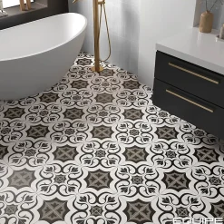 Les Carreaux De Jean  Carrelage Sol Effet Carreaux De Ciment<Carrelage Imitation Carreaux De Ciment 20x20 RIVOLI Loiba - Les Carreaux de Jean
