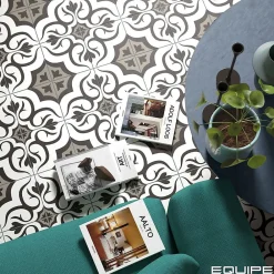 Les Carreaux De Jean Carrelage Sol Effet Carreaux De Ciment<Carrelage Imitation Carreaux De Ciment 20x20 RIVOLI Loiba - Les Carreaux de Jean